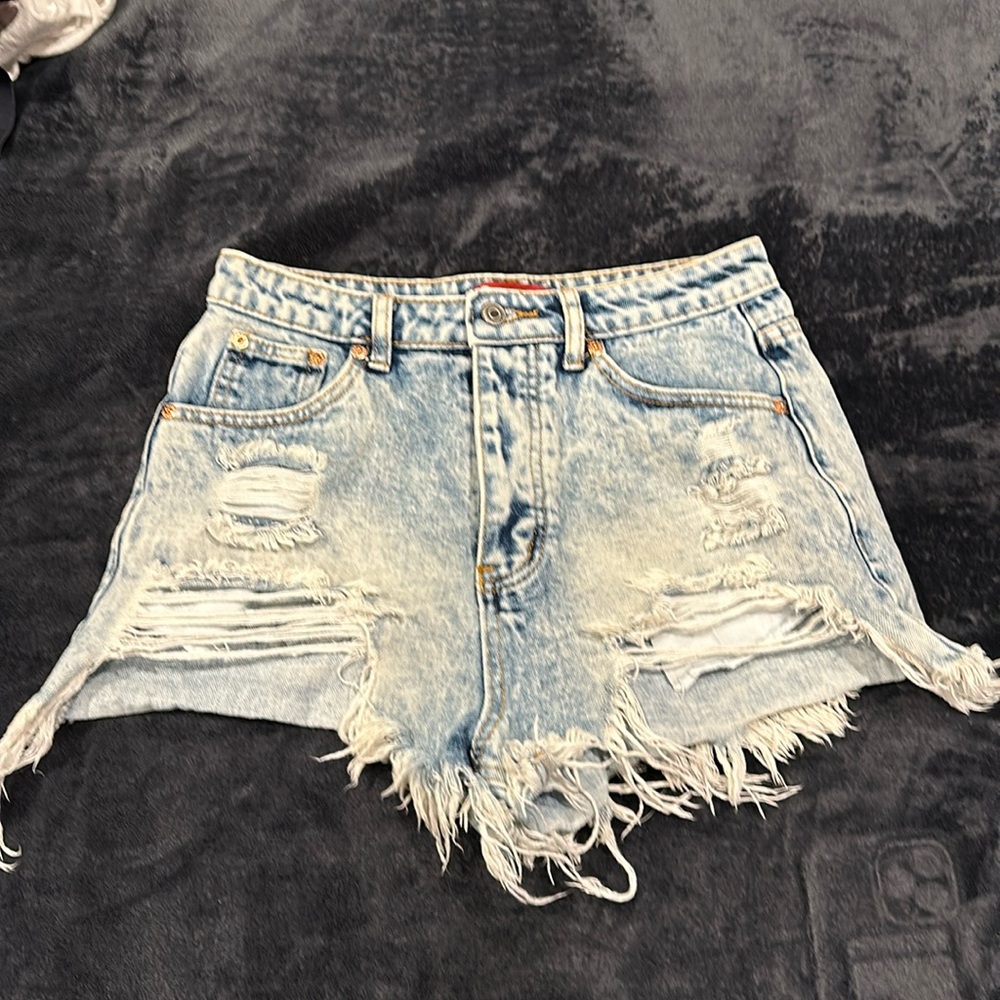 Denim shorts